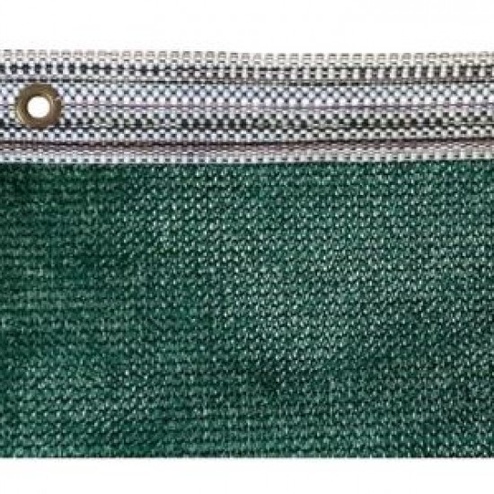 Abk Plastik %95'lik Yeşil Gölgelik File, Çit Filesi, Çit Örtüsü - Şeritli Halkalı 3m x 6m