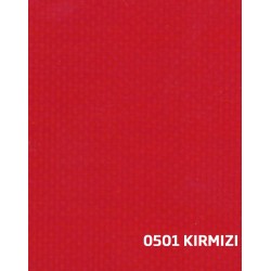Pvc 450 DNY Polyester Kırmızı Tentelik Branda
