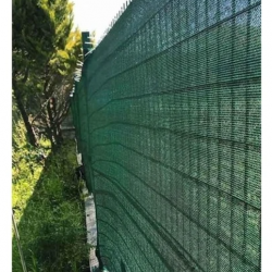 Abk Plastik %95'lik Yeşil Gölgelik File, Çit Filesi, Çit Örtüsü - Şeritli Halkalı 1,5m x 10m